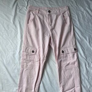 Francesca’s Light Pink Cargo Pants